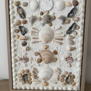 Coastal Treasures Collection in Natural Wood Frame